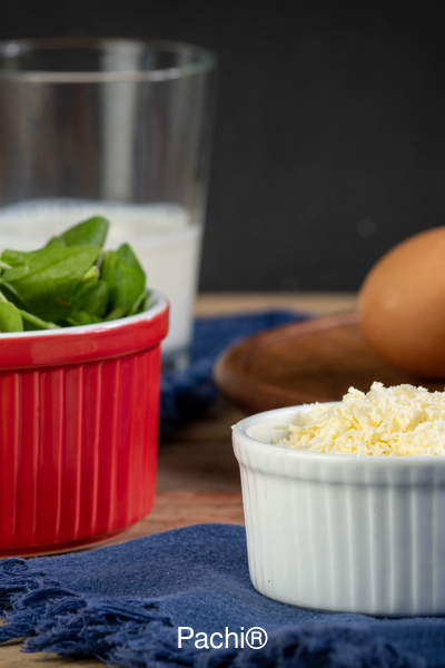 Spinach & Cheese Souffles
