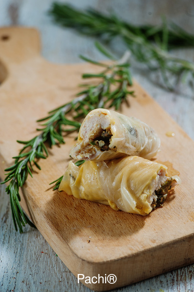 Chicken & Asparagus in Spring Roll Wrappers