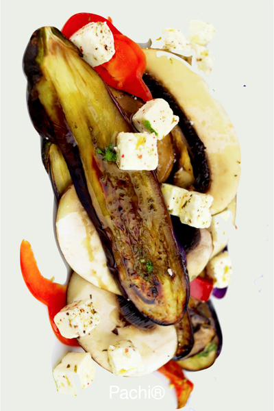 Roasted Mushroom, Peppers, Eggplant and Feta Cheese ed 1