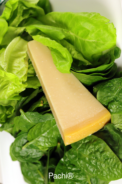 Spinach & Lettuce with Parmesan