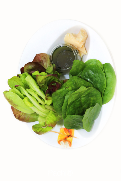 Spinach & Lettuce with Parmesan