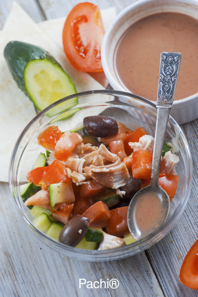 Chicken Mediterranean Wrap