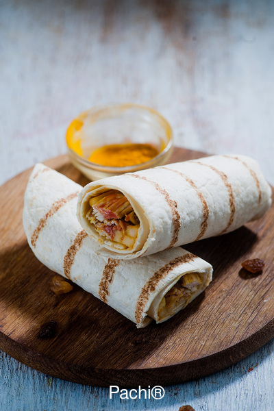 Chicken Curry Wrap 1 ed corrected wrap ends cut and metabolized