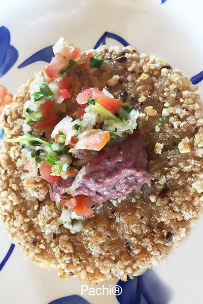 Arepas Brown Rice & Black Eyed Peas