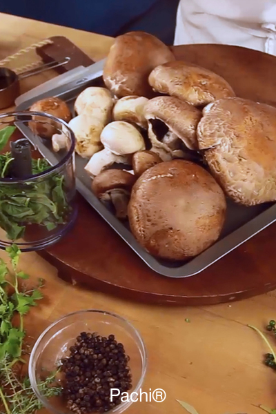 Brown rice & Mushroom (stuffing optional almonds)