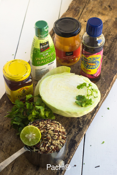 Cabbage, Ginger and Lime Slaw