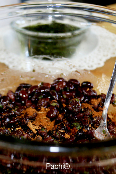 CHILI SPICED BLACK BEANS