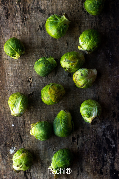 Cruciferous Radicchio and Brussels Sprout Weekly Salad