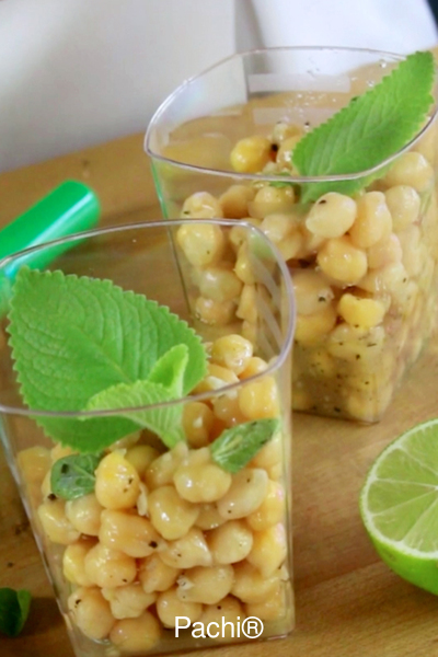 Garbanzo Bean Salad and Snack