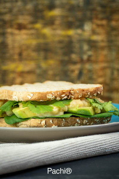 Garbanzo Spinach Sandwich