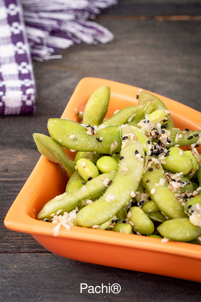 Ginger & Sesame Edamame Cones