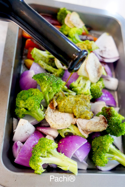 ROASTED KALEIDOSCOPE VEGETABLE MEDLEY per cup