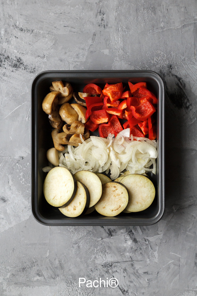 Weekly Roasted Mediterranean Veggies 4 servings